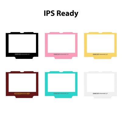 IPS Display Scheibe aus Glas für Game Boy Advance SP Schwarz GBA SP Backlight