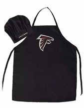 Delantal y sombrero de chef Atlanta Falcons NFL barbacoa puerta trasera