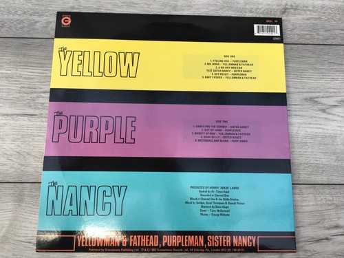 The yellow, the purple, the Nancy lp.yellowman & fathead GREL 49 dub greensleeve - Picture 2 of 4