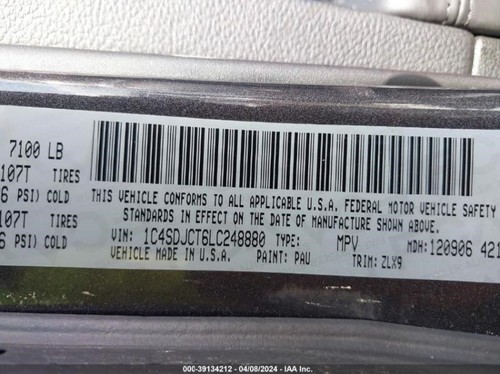 19-24 Dodge Durango Acceleration Yaw Rate Sensor Q - Picture 6 of 6