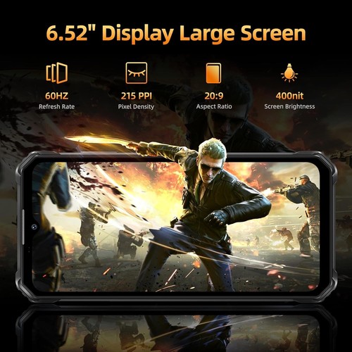OUKITEL WP23 Plus cellulare da esterno 10600 mAh 256 GB doppia SIM 4G/NFC/OTG/GPS/Face ID - Foto 5 di 10