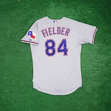 Prince Fielder Texas Rangers Authentic On-Field Grey Men's Cool Base Jersey