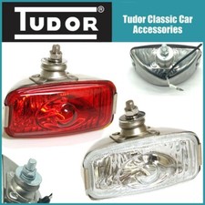 Classic Car Reverse Light & Fog Lamp 12v Glass lens with Stainless Steel body