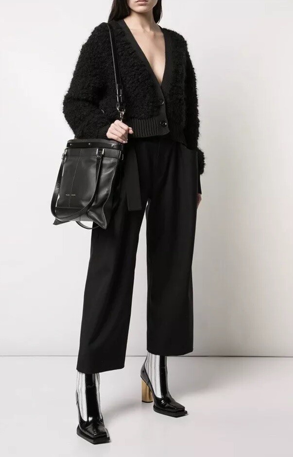 エルサProenza Schouler ナッパ アルジェリ 304 Proenza Schouler Glove Slippers in Slick Nappa - Mud | Proenza