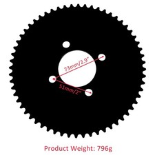  35 Chain 60T Rear Sprocket for Mini Bike Go Kart Trike Predator 79 212cc 420cc