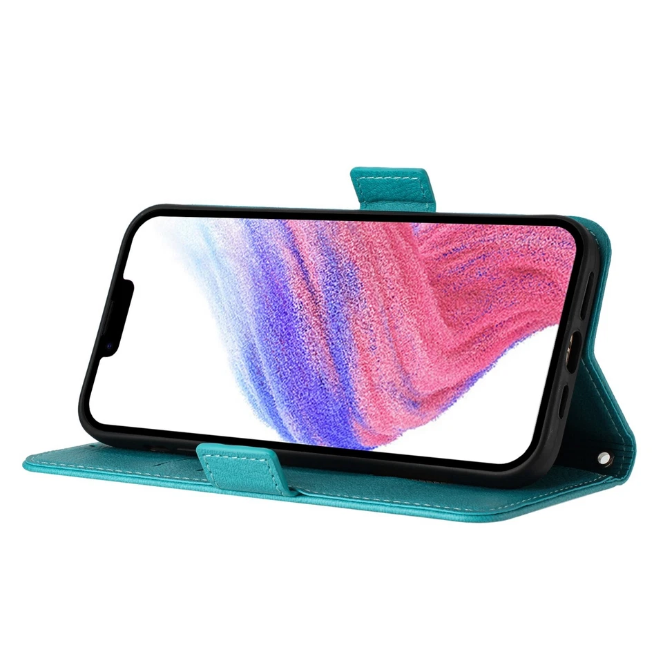 For Samsung Galaxy Note 20 Ultra 10+ Rose Pattern Flip Card Wallet Phone Case - Image 3 of 4