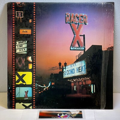 Racer-X - Second Heat / LP 1987 US Shrapnel SH-1032 EX/VG+ Japan