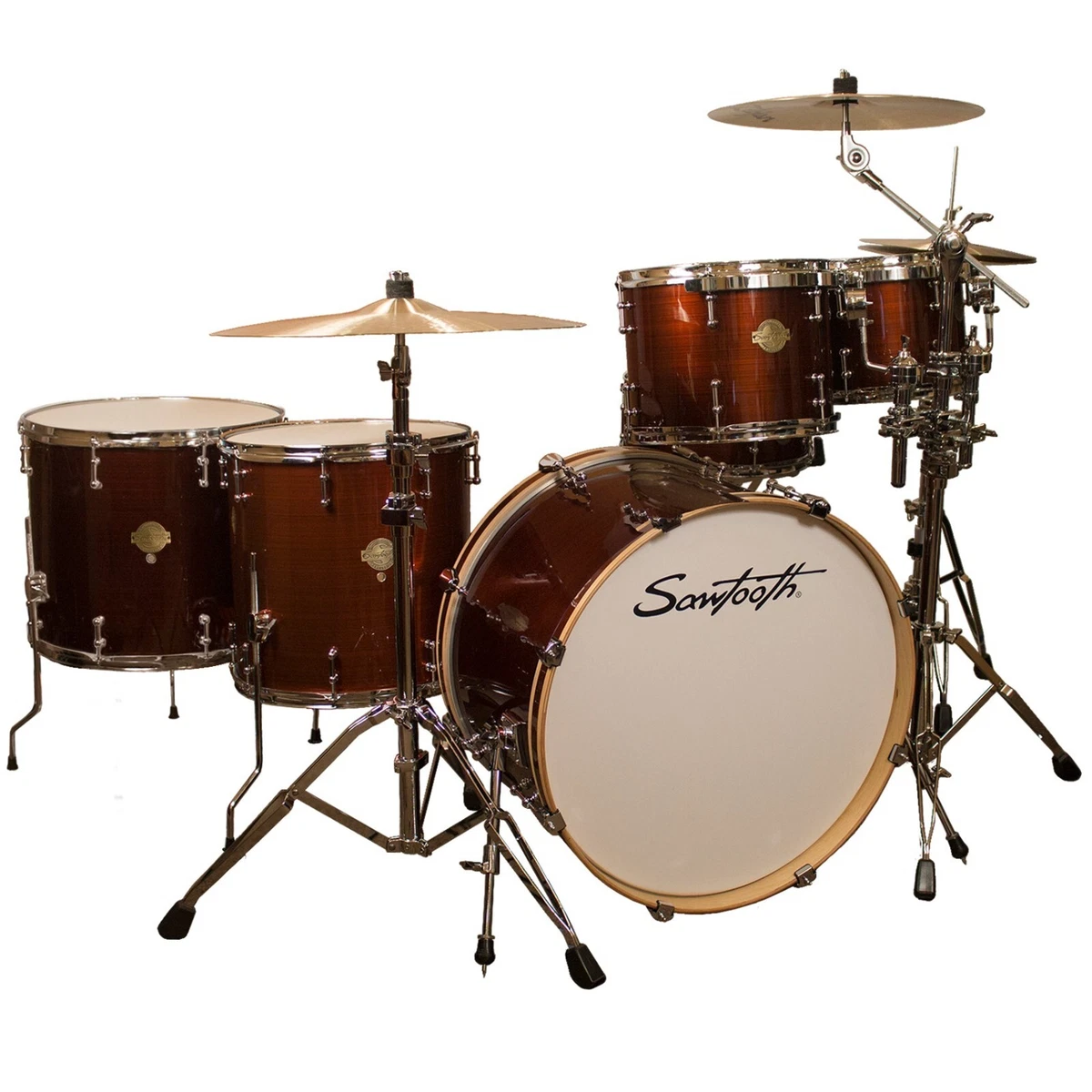 Sawtooth cheap drum set