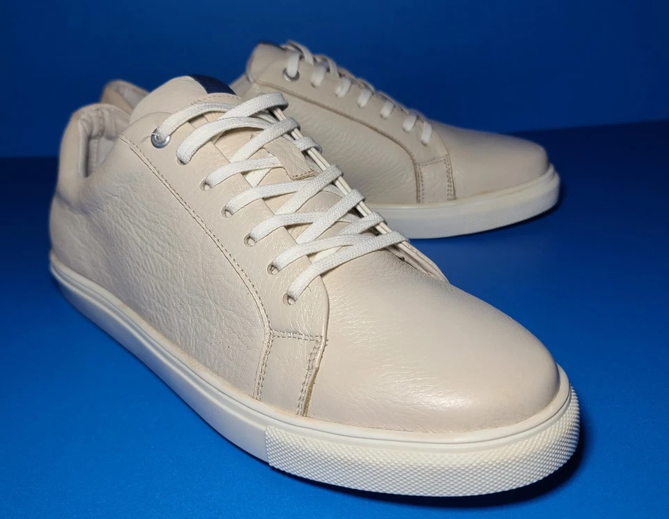 Daniel Hechter Paris Hombre Beige Tenis Zapatos Con Cordones Talla 44 EU, 10 US Foto 4 de 4