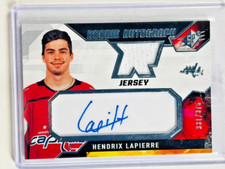 2021-22 SPx Rookie Jersey Autographs #HL Hendrix Lapierre /375 Capitals