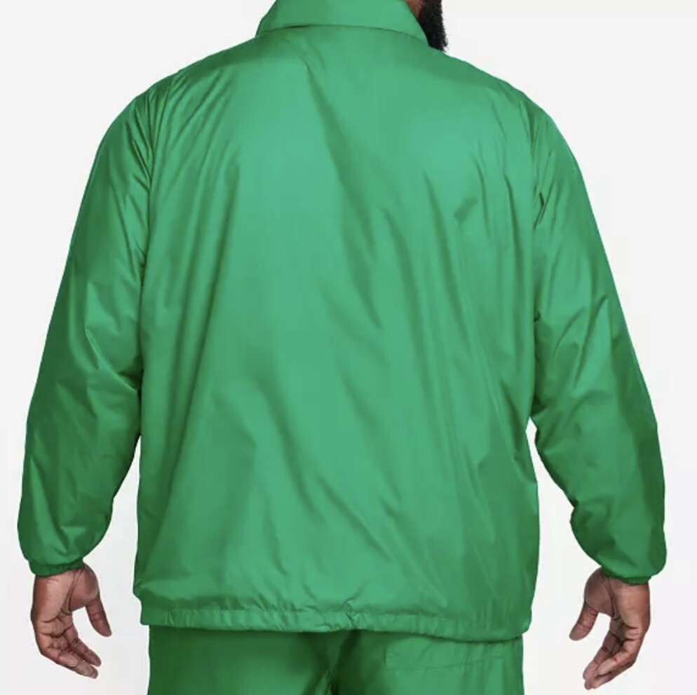 Nike Sportswear Men's Club Coaches Jacket Green Size XL Nike Sportswear Men's Club Coaches Jacket Green Size XL