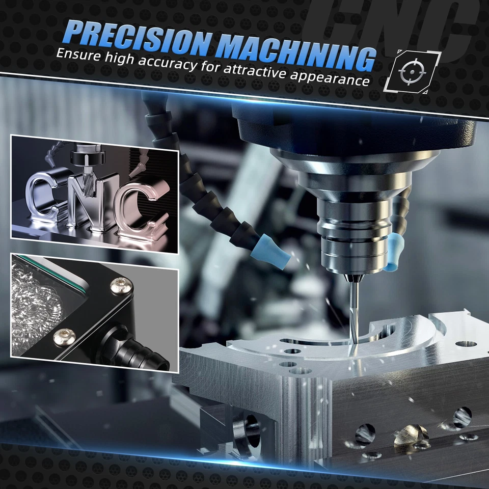 Ventilación de caja de respirador de aceite con manguera de goma 2006-2023 para Yamaha Raptor 700 700R Foto 3 de 4