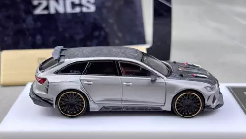 Top 1:64 RS6 2NCS Wagon Racing Sports Diecast Model Metal Car - Picture 3 of 13