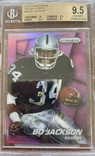 2014 Panini Prizm BO JACKSON Purple #68 BGS 9.5 GEM MINT - SP RARE