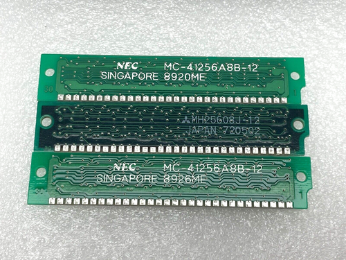 QTÉ 50 256k x 8 SIMM RAM 30 BROCHES MODULES DE MÉMOIRE APPLE IBM VINTAGE - Photo 3/4