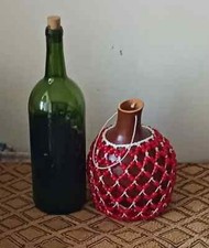Sekere small Yoruba-style netted gourd rattle 