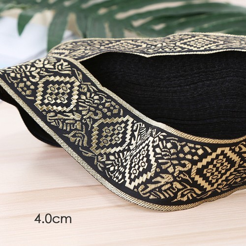 Jacquard Trim Braid or Embroidered Ribbon Craft Sewing Retro Boho Ethnic Scandi - Picture 50 of 276