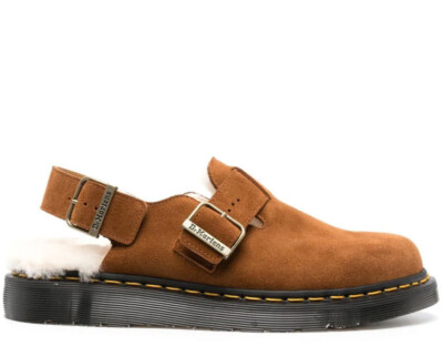 DR. MARTENS JORGE SHEARLING SUEDE MULES HERREN SCHUHE MADE IN ENGLAND 27717999