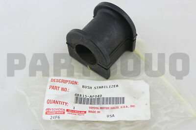 プラム 48815AF040 Genuine Toyota BUSH, FRONT STABILIZER BAR, NO.1 48815