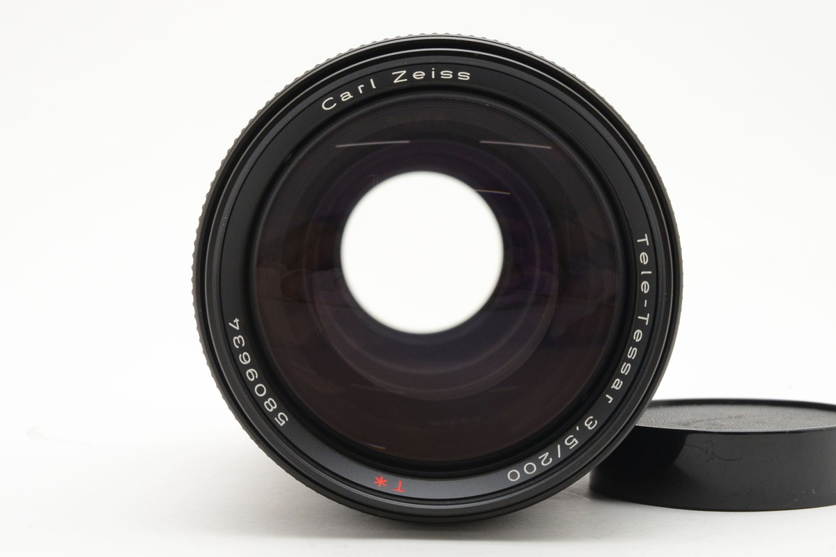 MINT] Contax Carl Zeiss Tele-Tessar T* 200mm f/3.5 Lens AEG C/Y