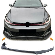 Spoilerlippe für VW Golf 7 VII GTI Front Spoiler Schwert Performance GTD Schwarz