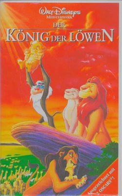 Disney's Meisterwerke- VHS- Deutsch- Der König der Löwen - Bild 1 von 2