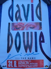 David Bowie 8 /31 /1990 East BERLIN Poster Sound & Vision