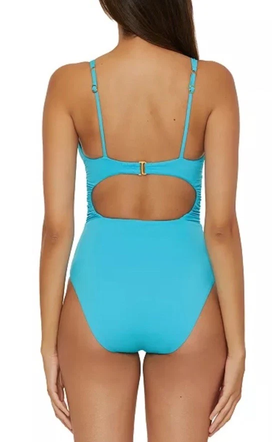 Traje de baño de una pieza Becca Garden Of Eden para mujer 3D con flores talla pequeña Foto 3 de 4