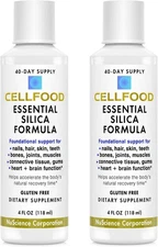 2 Bottles Cellfood Essential Silica Formula 4 Oz by Lumina Health