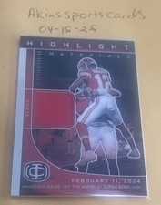 Panini 2025 Icon Mahomes HM-4 Highlight Materials Chiefs Super Bowl LVIII