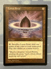 Lotus Petal - Tempest - Magic The Gathering - Vintage 1997