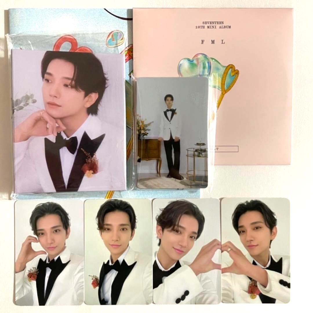 SEVENTEEN JOSHUA FML CARAT ver. Photocard 4pcs + 24pcs + Binder CD
