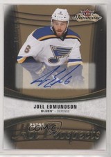 2015 Upper Deck Fleer Showcase Hot Prospects Autos /299 Joel Edmundson Auto q3y