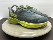 Size 5.5 MD - Youth Hoka One One Speedgoat 5 Running Shoes Blue Yellow