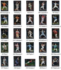 2024 Topps Chrome Base Singles #1-150 - Pick your card