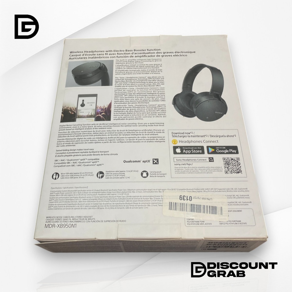 SONY (ソニー) MDR-XB950N1 管理番号:qaz-113 Sony MDR-XB950N1 Over the Ear Headphones - Black for sale
