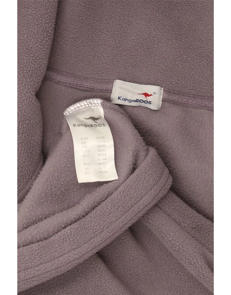 Kangaroos Damen Fleecejacke UK 10/12 Medium Lila Polyester AJ10 - Bild 3 von 3
