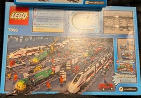LEGO City Train 7896 Straight/Curved Tracks/Rails Power Functions NO Box