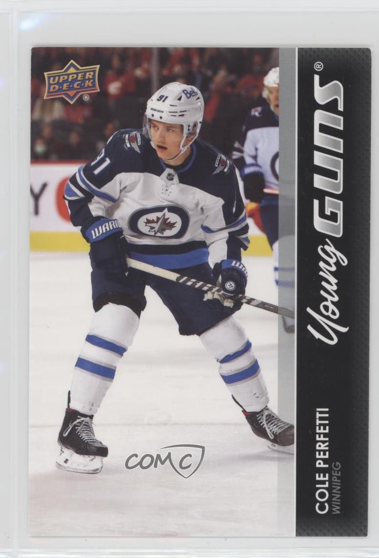 2021-22 Upper Deck Series 2 Young Guns Jumbo Cole Perfetti #466 Rookie RC 8s6