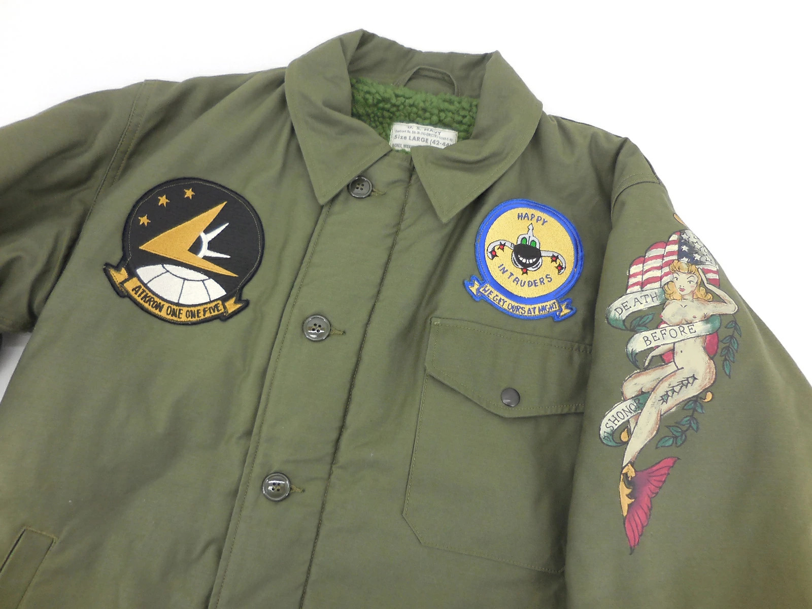 Buzz Rickson's A-2 Deck Jacket L Flight Military … - image 6