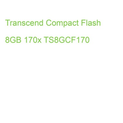 Transcend Compact Flash 8GB 170x TS8GCF170 (0760557825098)