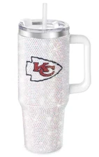 Kansas City Chiefs Bling Colossal Tumbler Rhinestones The Memory Company 40oz
