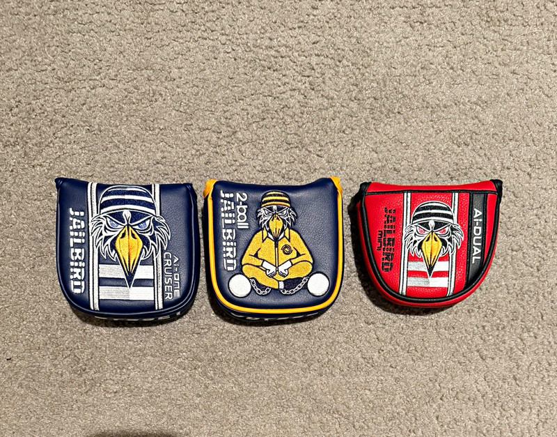 BRAND NEW Lot of 93 Mixed Brands Golf Putter Head Covers Lot Multicolor