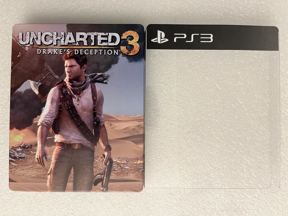Uncharted Drake's Deception 3 Custom-Made G2 Steelbook Case PS3/PS4 (NO GAME) - Image 2 of 4