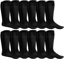 Yacht & Smith Women's Cotton Tube Socks, Solid & Striped, Sports, Casual Sock