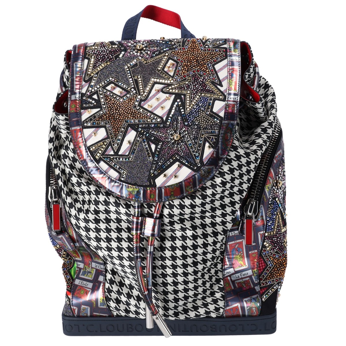 Christian Louboutin Explorafunk Backpack Black White Multi