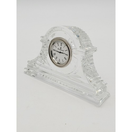 WATERFORD Crystal Devenish piccolo orologio Irlanda vintage classico - Foto 14 di 16