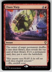 Chaos Warp 115 Commander: Bloomburrow