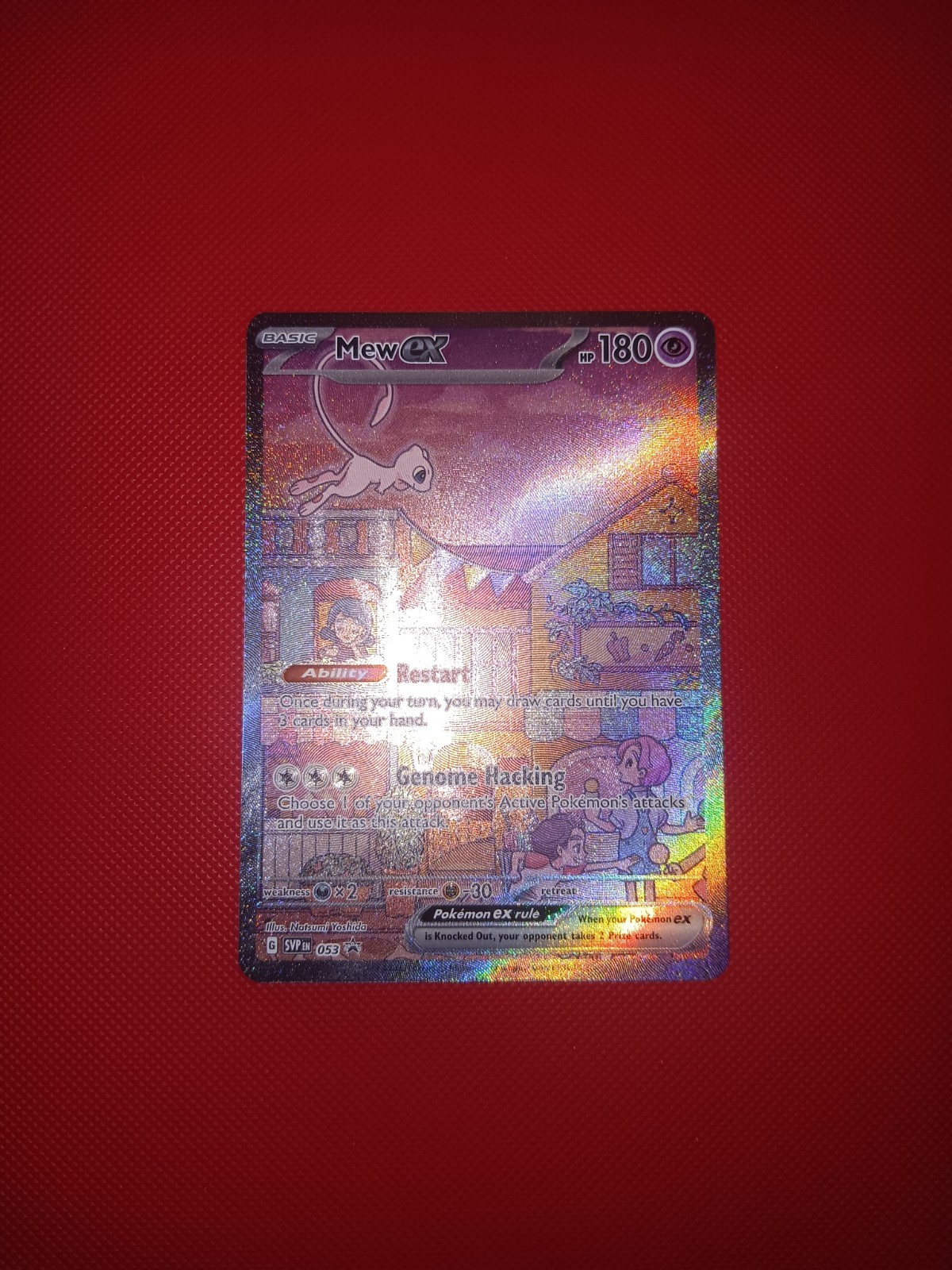 Pokemon TCG Scarlet Violet 151 Black Star Promos Mew EX 053 Mint/Nm
