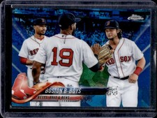 2018 Topps Chrome Sapphire Boston B-Boys RC Rookie #211 Red Sox